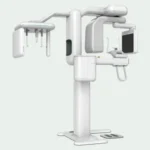 CBCT equipment have a cone-shaped beam and a reciprocating solid state flat panel detector that revolves 180-360 degrees around the patient to cover the needed anatomical volume.