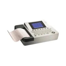 This machine has a small appliance with a screen that displays the ECG waveform and several operating settings.They are designed to be user-friendly and intuitive so that healthcare practitioners can monitor and diagnose patients more easily.