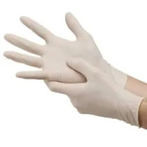 These are powder- or powder-free gloves that are ergonomically shaped for a comfortable fit, available in a range of thicknesses and colors (including blue), and have a rough surface for better instrument grip.