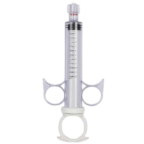 The medical control syringe is distinguished by finger and thumb rings attached to the plunger's tip and the barrel's proximal end. This makes utilizing it for injections easier because we only need to use one hand.